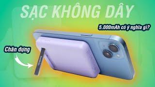 Chỉ coi số mAh khi mua sạc dự phòng là thiếu sót lớn  sạc dự phòng iPhone không dây