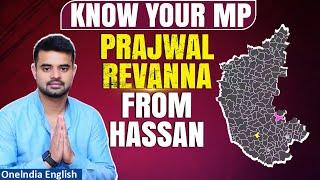 Lok Sabha Elections 2024 Prajwal Revanna the incumbent MP of Hassan Constituency  Oneindia