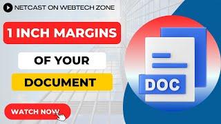 How To Set The 1 Inch Margins Of Your Document On All Sides Google Docs