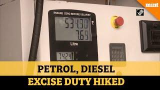 Govt raises excise duty on petrol diesel by Rs 3litre