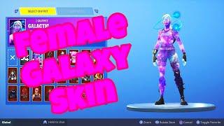 Female Galaxy skin  Fortnite Battle Royale 