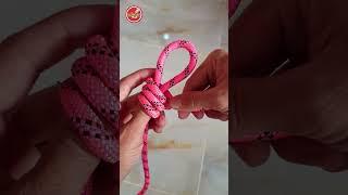 Cable tying skills at home #knotrope #homemade #viral #rope #satisfying