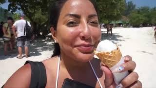 Kiara Mia eating ICE cream like a blow job
