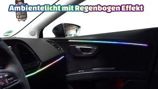 Letronix Full LED RGBIC Ambientebeleuchtung mit Regenbogen Effekt