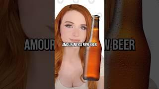 Amouranth’s Beer is Made of… WHAT?  #shorts