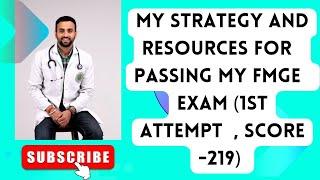 How i cleared my fmge exam jan2023 in first attemptscore 219#fmge