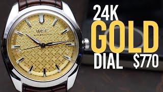 Affordable 24K Gold dial watch - Wise 15th Anniversary Watch