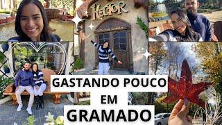 EM GRAMADO GASTANDO POUCO #gramado #gramadoserragaucha ️