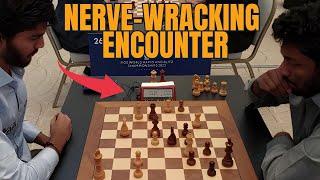 Gukesh vs Adhiban  A Nerve-wracking encounter  World Blitz 2023