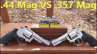 .357 Mag VS .44 Mag - Buffalo Bore Lower Recoil - Gel Test