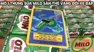 Mở 1 Thùng Sữa Milo Săn Thẻ Vàng Đổi Xe Đạp Và Minigame Tặng Hết Thẻ Cho FAN