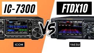 FTdx10 vs IC-7300 Comparison