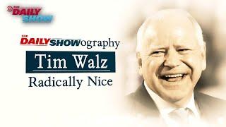 Tim Walz Radically Nice  The Daily Showography