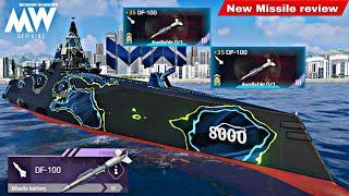 DF-100 - New missile full review with SPS Smart 8000 gameplay- Modern Warships