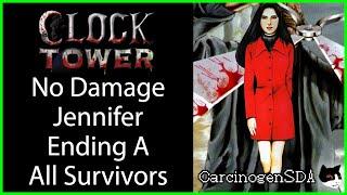 Clock Tower PS1 No Damage - Jennifer Ending A All Survivors