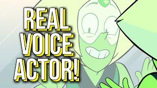 Peridot makes a commercial featuring her voice actress