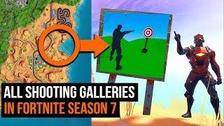 All Shooting Gallery Locations in Fortnite - Season 7 Week 10 Challenges