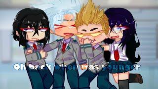 Back when I was younger… MhaBnhaAizawa AngstFt Bakusquad