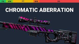 AWP Chromatic Aberration - Skin Float And Wear Preview