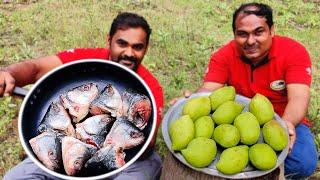 Goan Mango Fish Head Curry  Fish Curry Recipe Village Style Cooking  World Food Tube