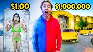 $1 vs $1000000 Hotel Room