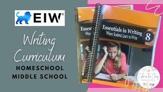 Essentials in Writing Level 8 Review  Homeschool Writing Course Overview Flip Through and Review