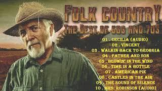 50 Great Classic Folk & Country Songs  Best Classic Folk & Country Songs 70s 80s 90s 