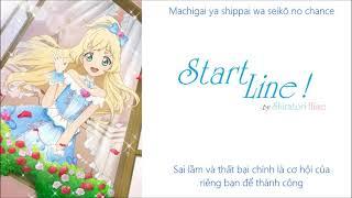  FULL VIETSUB + LYRICS  Start Line by Shiratori HimeAikatsu Stars