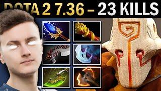 Juggernaut Gameplay Miracle with 1138 GPM and Battlefury - Dota 7.36