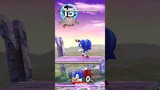  SONIC FUE A BRAWL a SUPERARLOS a TODOS #shorts #smashbrosbrawl  #sonic