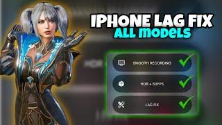 iPhone Lag Fix  Pubg Mobile  iPhone 66s6splus77plus88plusxxr