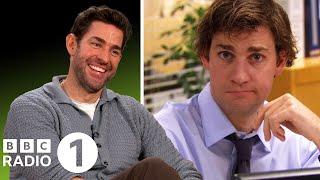 Not even Jim did that IFs John Krasinski on Office bloopers and staring down the camera