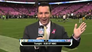 nfl reporter hit in head with football LMAO