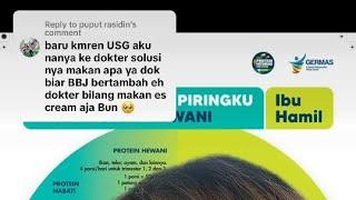 IBU HAMIL NAIKIN BERAT JANIN JANGAN MAKAN ES KRIM AJA