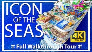 Icon of the Seas  Full Walkthrough Ship Tour  Brand New Biggest Ship  Royal Caribbean cruises.