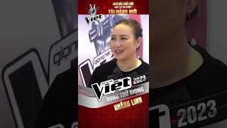 Giám khảo Khánh Linh nhắn nhủ yêu thương đến thí sinh The Voice 2023 #shorts