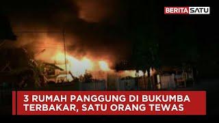 3 Rumah Panggung di Bukumba Terbakar Satu Orang Tewas  Beritasatu