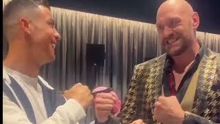 Cristiano Ronaldo  vs Tyson FuryNgannou Conor McGregor and Khabib face to face