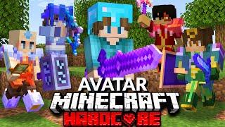 100 Players Simulate AVATAR Battle Royale in Minecraft