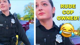 Top 10 Moments RUDE Cops Got OWNED