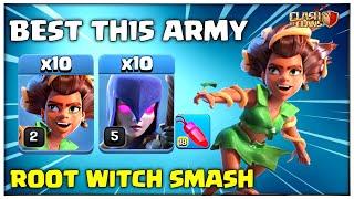 UNSTOPPABLE SPAM & SPELL SWAG  TH15 Root Rider Witch Smash Attack Strategy  Clash of Clans