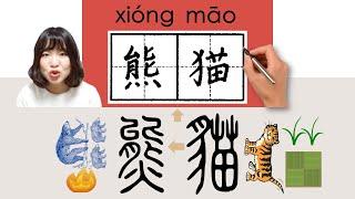 250-300_#HSK3#_熊猫xiongmaopanda How to PronounceSayWrite Chinese VocabularyCharacterRadical