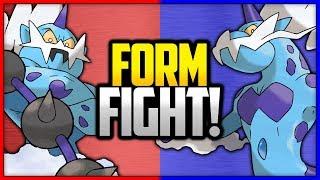 Thundurus Incarnate vs Therian  Pokémon Form Fight Legendary