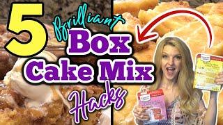 5 Brilliant BOX CAKE MIX RECIPES you MUST TRY  Doctored-Up Box Cake Mix Recipes Ep. #5