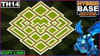 NEW BEST TH14 HYBRIDTROPHYFARMING Base 2022  Town Hall 14 Hybrid Base COPY Link - Clash of Clans