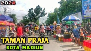 Aktifitas Pagi Di Taman Praja KOTA MADIUN Terbaru Semakin Ramai