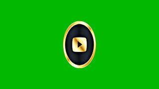 Youtube Golden Button green screen animation no copyright ©️ #greenscreen #goldentemple