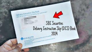 SBI Securities Delivery Instruction Slip DIS Book Explained in Hindi 2024