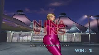 Tekken 4 Nina Williams All Intros & Win Poses HD