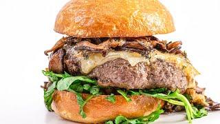 How To Make a Mushroom-Swiss Burger By Rachael